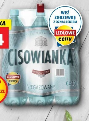 Lidl Woda cisowianka oferta