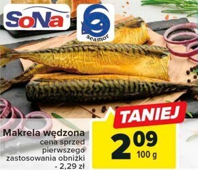 Carrefour Makrela wędzona sona oferta