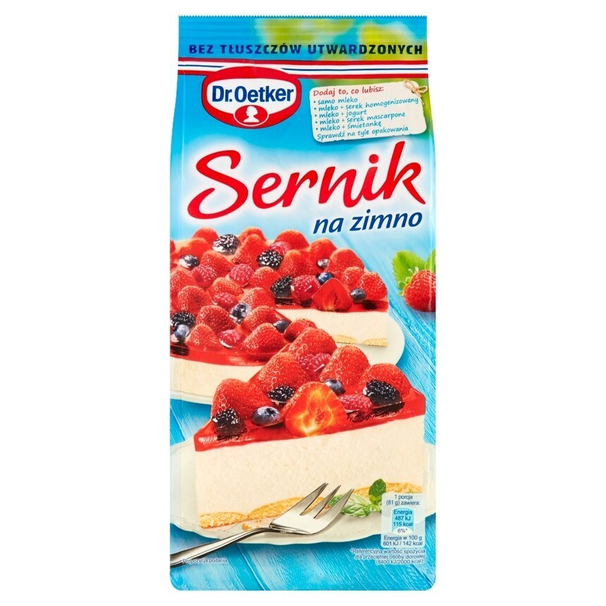 E.Leclerc Dr. oetker sernik na zimno 195 g oferta