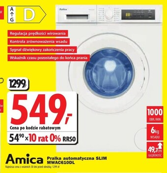 Media Expert Pralka amica oferta