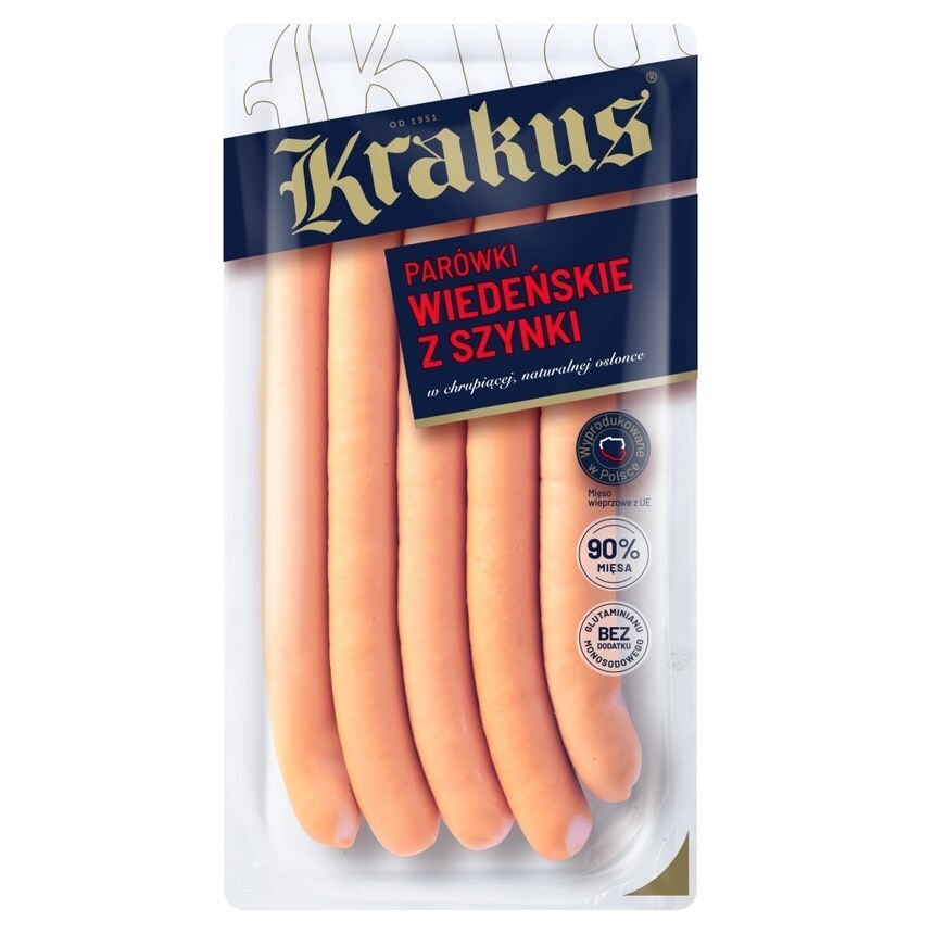 Makro Krakus parówki wiedeńskie z szynki 230 g oferta