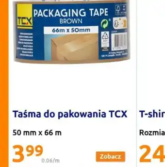 Action Tasma do pakowania deep cleanse 50 mm x 66 m czarna tex oferta