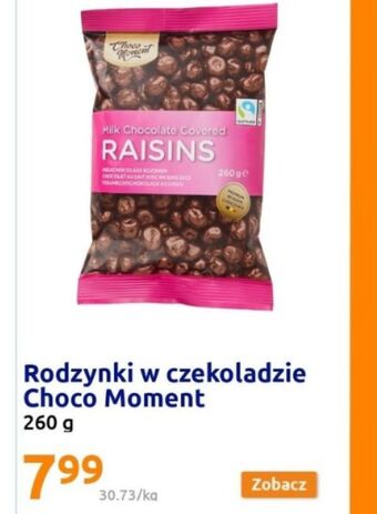 Action Rodzynki w czekoladzie choco moment oferta