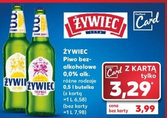 Kaufland ŻYWIEC Piwo bezalkoholowe 0,0% alk. 0,5l oferta