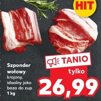 Kaufland Szponder wołowy 1 kg oferta