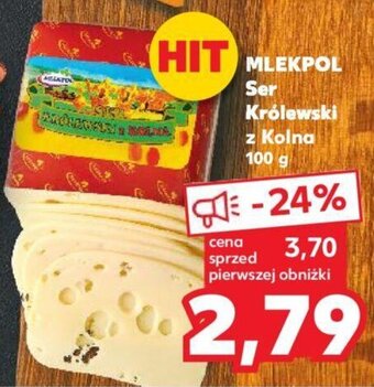 Kaufland MLEKPOL Ser Królewski z Kolna 100g oferta