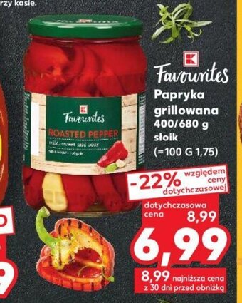 Kaufland Papryka grillowana 400/680 g oferta