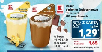 Kaufland Deser z pianką śmietankową 200g oferta