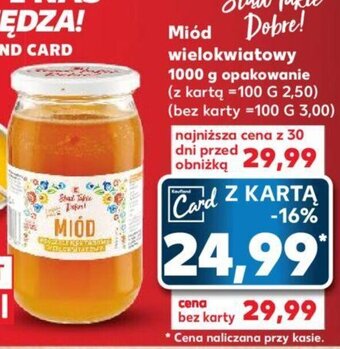 Kaufland Miód wielokwiatowy 1000 g oferta
