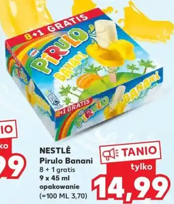 Kaufland NESTLÉ Pirulo Banani 8 + 1 gratis 9 x 45 ml oferta