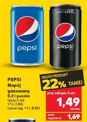 Kaufland PEPSI Napój gazowany 0,2 l puszka oferta