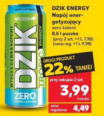 Kaufland DZIK ENERGY Napój energetyzujący 0,5l oferta