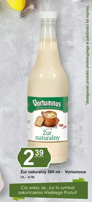 Hitpol Żur naturalny 500ml Vortummus oferta
