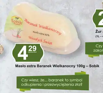 Masło Baranek Sobik 100g
