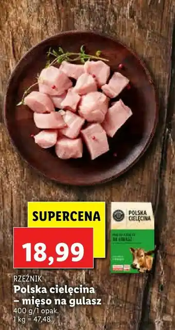 Lidl Polska cielęcina - mięso na gulasz oferta