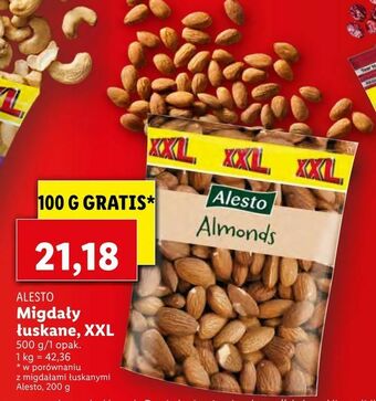 Lidl Migdały łuskane, XXL oferta