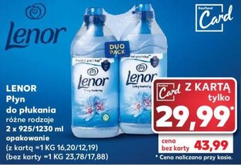 Kaufland LENOR Płyn do płukania 2x925/1230ml oferta