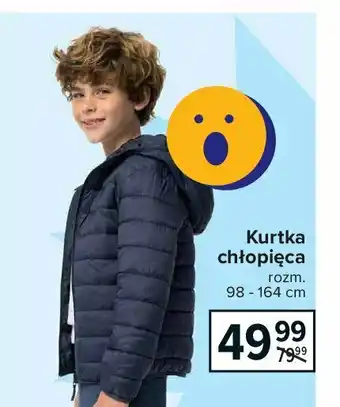 Carrefour Kurtka chłopięca z kapturem 98-164 cm 1 SZT oferta