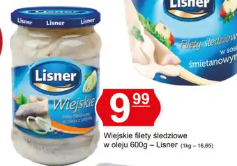 Hitpol Filety śledziowe Lisner 600g oferta