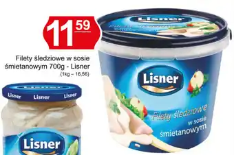 Hitpol Filety śledziowe w sosie śmietanowym 700g Lisner oferta