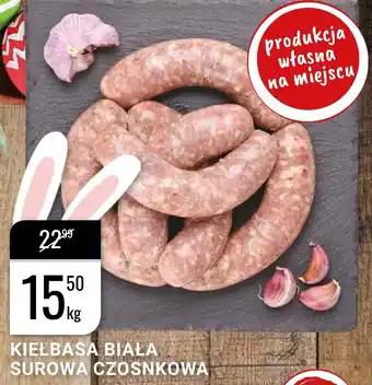 Kiełbasa biała surowa czosnkowa 1kg