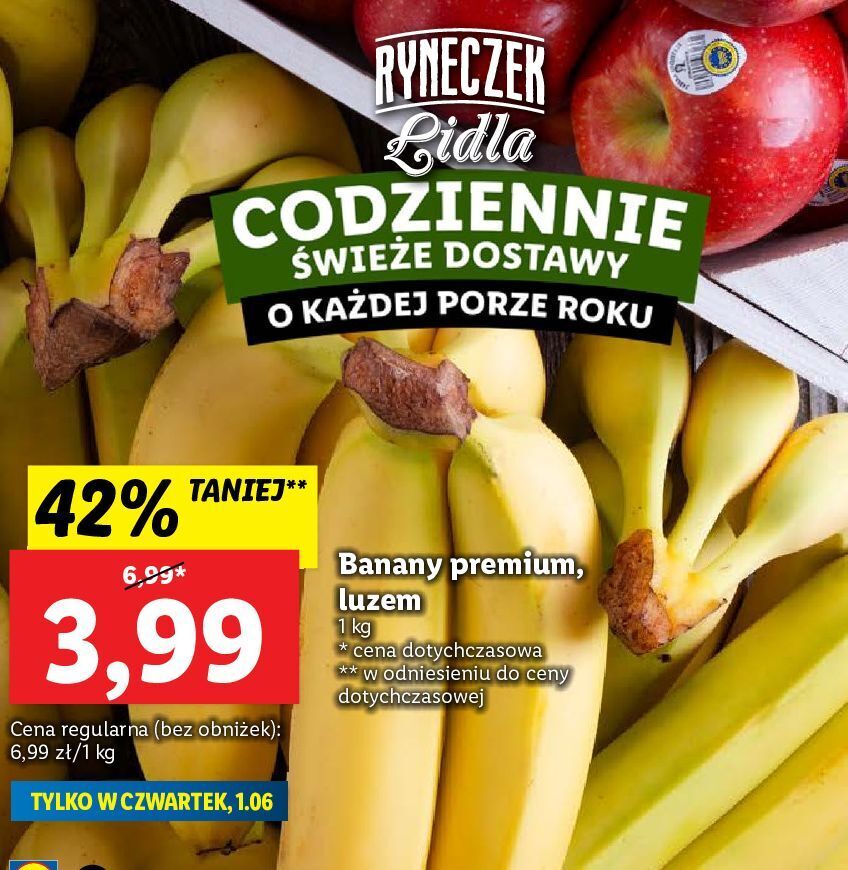Lidl Banany premium oferta