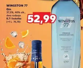 Kaufland Gin wingston 77 london dry oferta