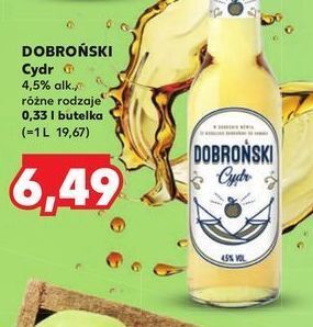 Kaufland Cydr dobroński oferta