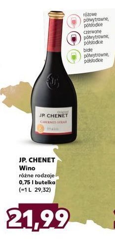 Kaufland Wino j.p. chenet medium dry oferta