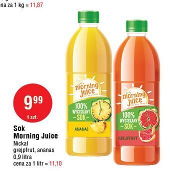 E.Leclerc Sok 100% wyciskany ananas morning juice oferta