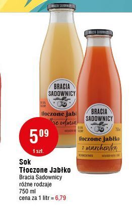 E.Leclerc Sok tłoczony jabłko i marchew bracia sadownicy oferta