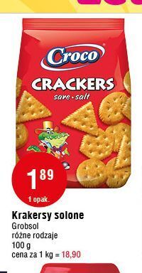 E.Leclerc Krakersy solone croco oferta