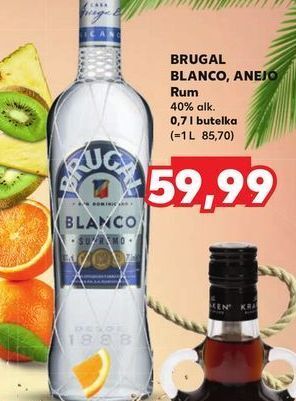 Kaufland Rum brugal blanco oferta