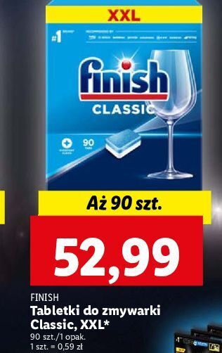 Lidl Tabletki do zmywarek regular finish classic oferta