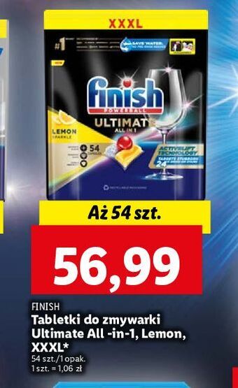 Lidl Tabletki do zmywarek lemon finish quantum ultimate oferta