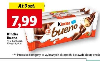 Lidl Baton kinder bueno oferta
