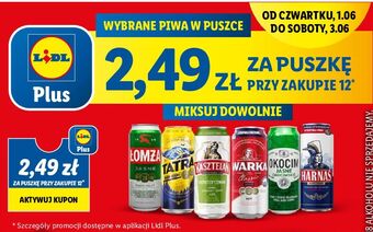 Lidl Piwo kasztelan niepasteryzowane oferta