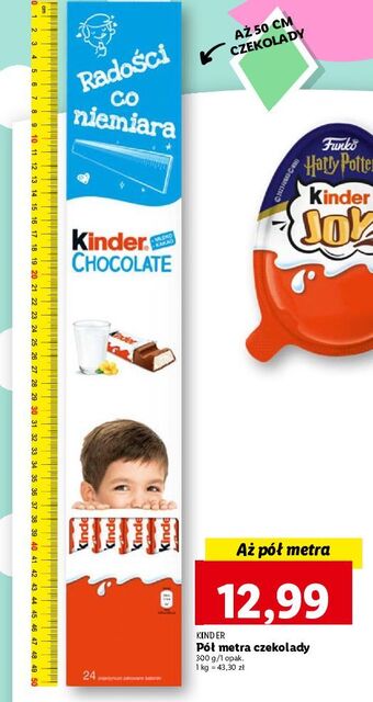 Lidl Czekoladki kinder chocolate oferta