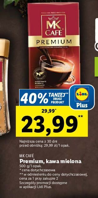 Lidl Kawa mk cafe premium oferta