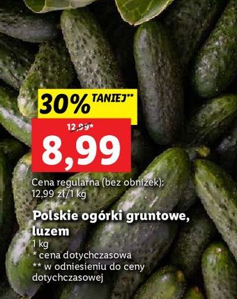 Lidl Ogórki gruntowe oferta