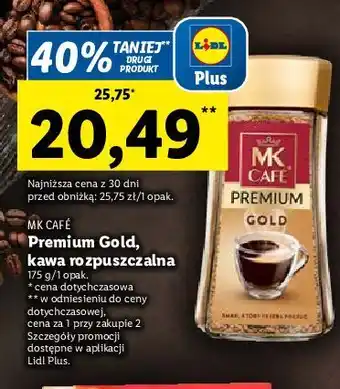 Lidl Kawa mk cafe gold oferta