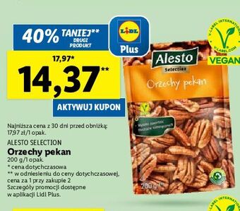 Lidl Orzechy pekan alesto oferta