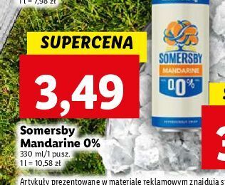 Lidl Piwo somersby mandarine 0.0% oferta
