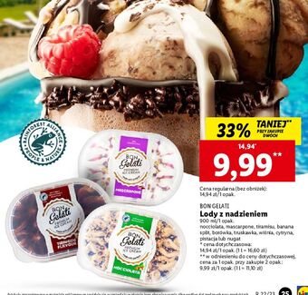 Lidl Lody mascarpone bon gelati oferta