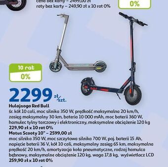 Auchan Hulajnoga elektryczna scooty 10 motus oferta