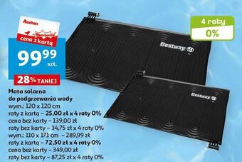Auchan Mata solarna 120 x cm bestway oferta