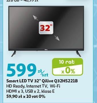 Auchan Telewizor led 32 q32hs221b qilive oferta