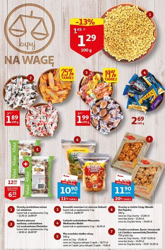 Auchan Orzechy arachidowe niesolone oferta