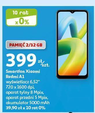 Auchan Smartfon redmi mi a1 czarny xiaomi oferta