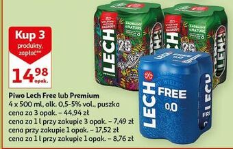 Auchan Piwo lech premium oferta